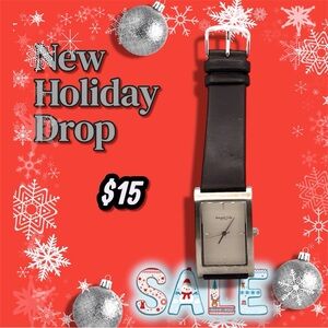 Kenneth Cole New York Silver and Black Watch